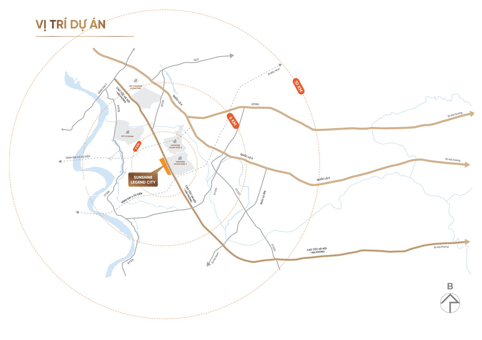 Bản đồ vị trí Sunshine Legend City